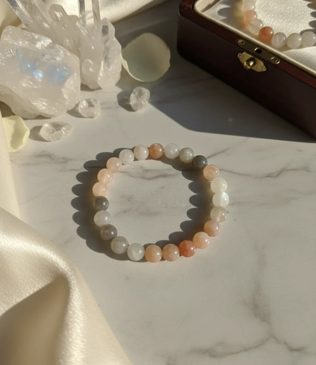 Multi Moonstone Harmony Bracelet