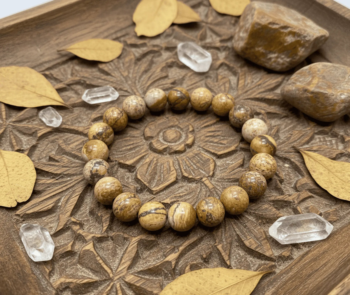 Sand Jasper Stability Bracelet