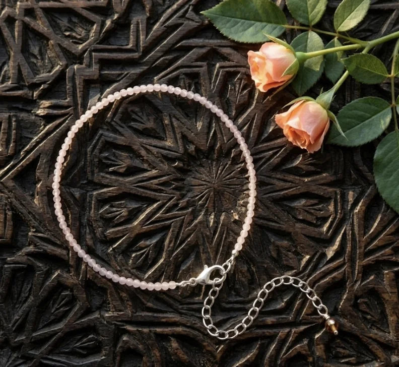 Rose Quartz Love Anklet