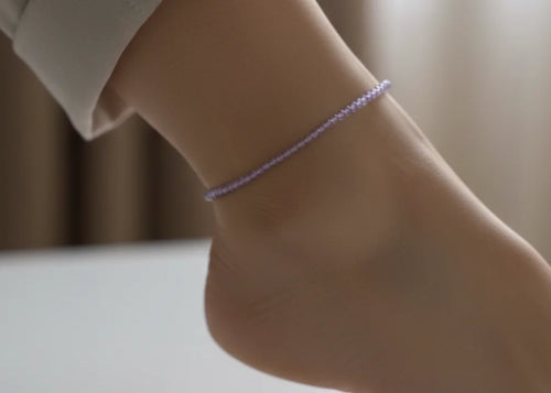 Amethyst Calm Anklet