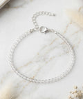 Crystal Quartz Clarity Anklet
