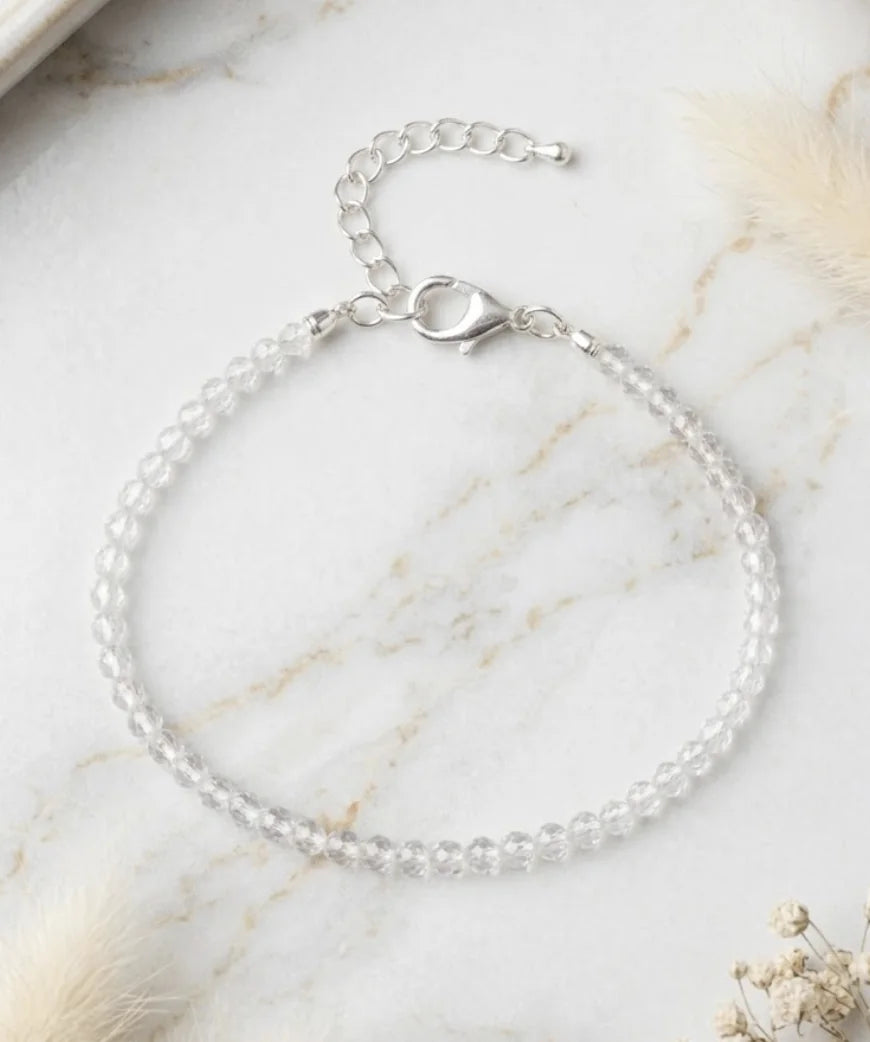Crystal Quartz Clarity Anklet