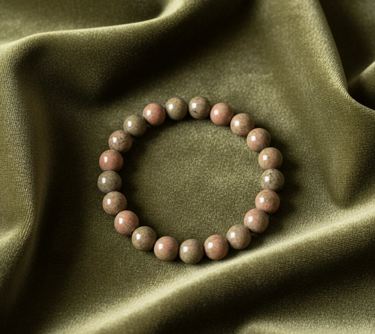 Unakite Healing Bracelet