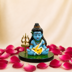 Bal Shiva Meditation Idol with Trishul