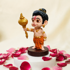 Premium Bal Hanuman Idol with Golden Gada
