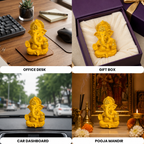 Divine Ganesha Blessing Idol - Golden