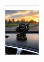 Cute Bal Hanuman Sacred Strength Idol - Black
