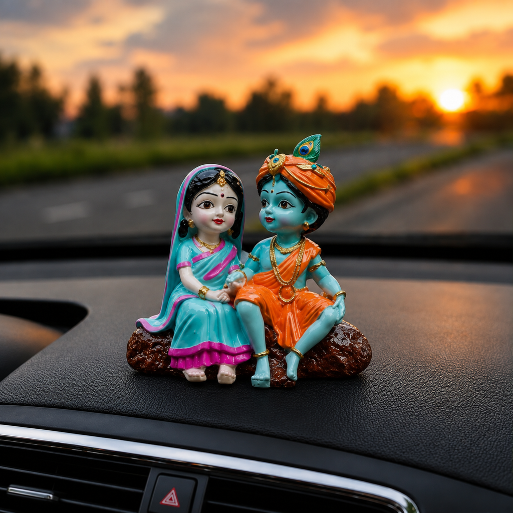 Little Krishna & Radha Idol