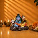 Shiv Parivar Idol Divine Harmony | Shiva, Parvati, Ganesha, Kartikeya & Nandi