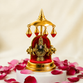 Tirupati Balaji Maharaj Decorative Idol with Hanging Bell Canopy