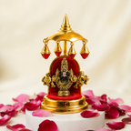 Tirupati Balaji Maharaj Decorative Idol with Hanging Bell Canopy