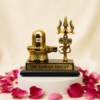 Om Namah Shivay Shivling with Trishul Idol