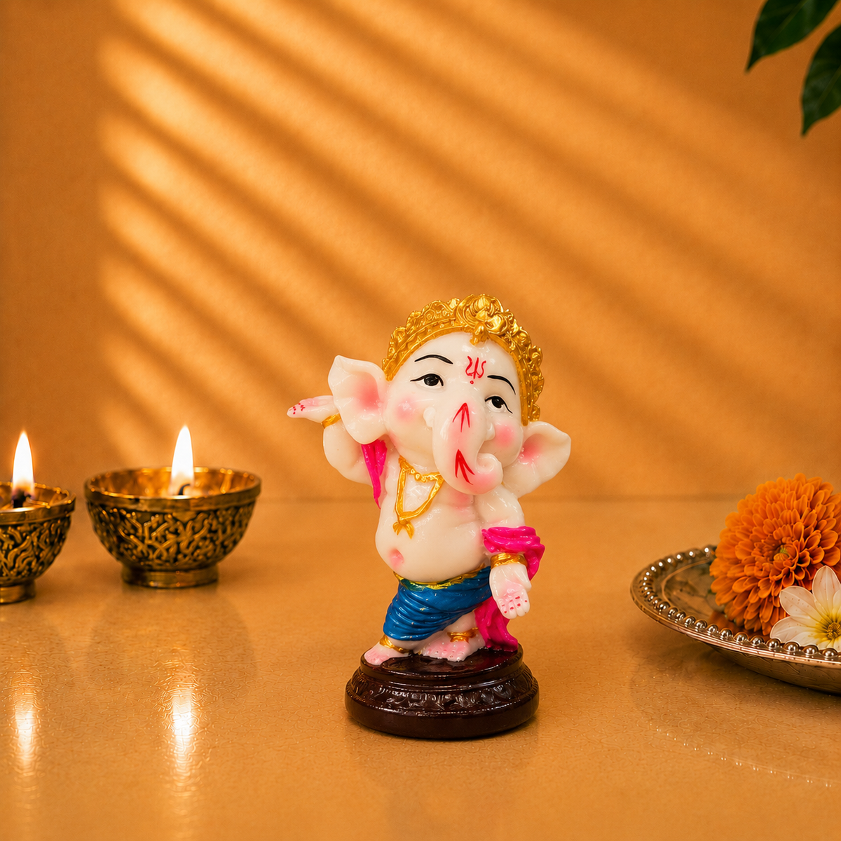 Ganpati Bappa Standing Decorative Idol