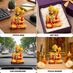 Premium Hanuman Ji Blessing Idol with Gada