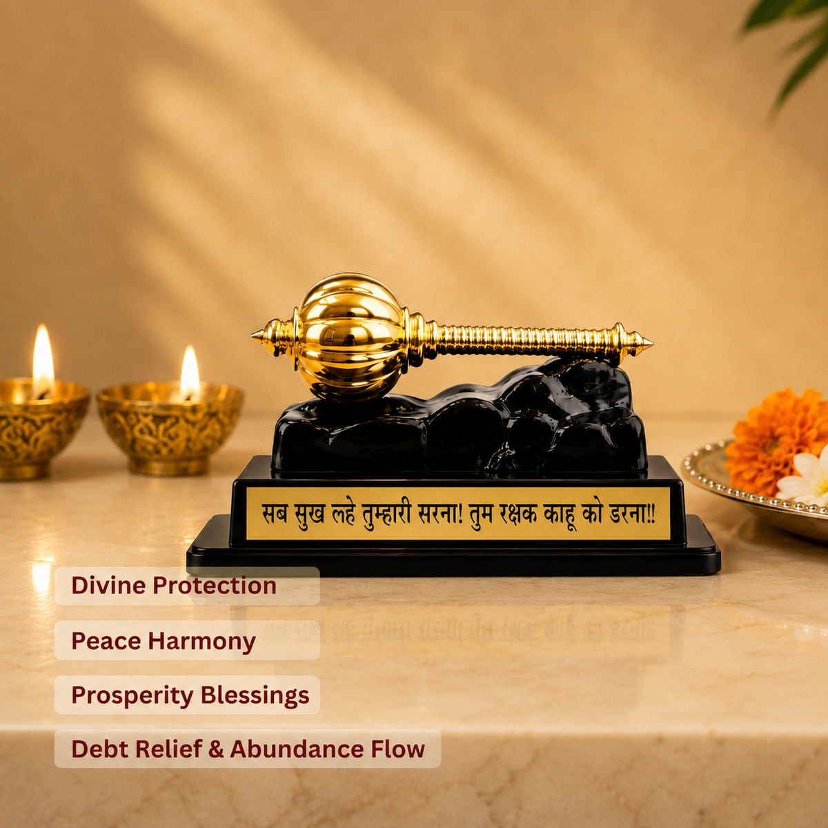 Divine Bajrangbali Gada Murti for Car, Home & Office