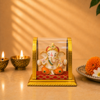 Premium Ganpati Bappa Display Box Idol