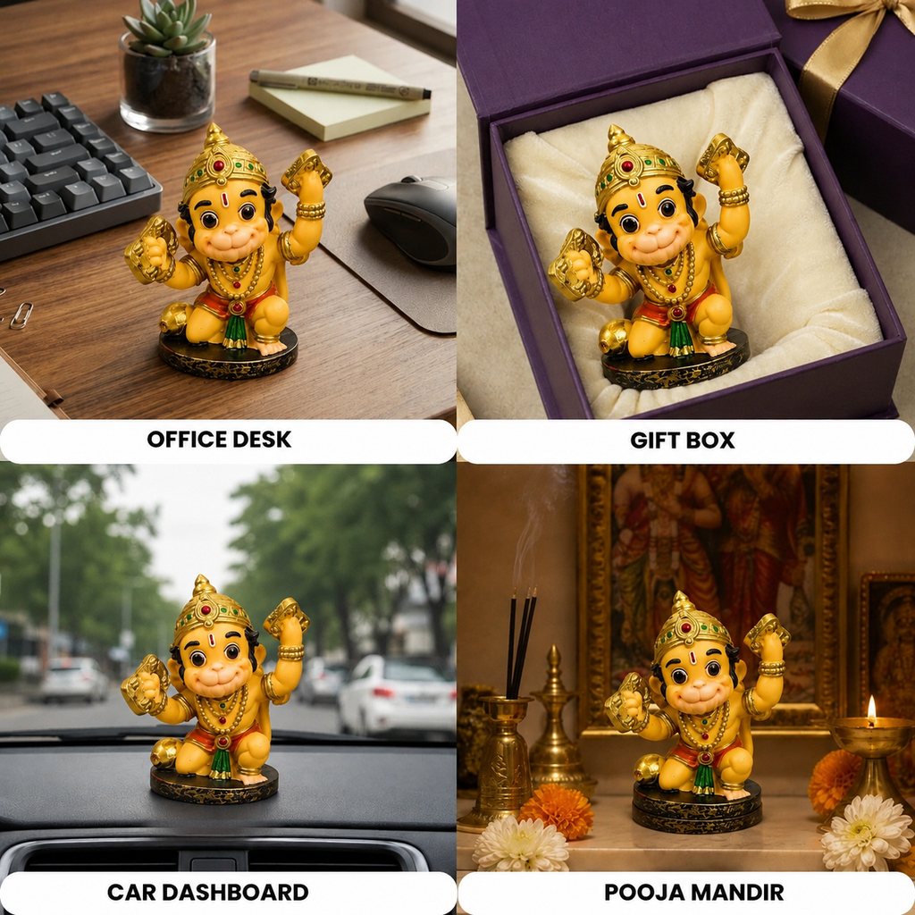Cute Bal Hanuman Sacred Strength Idol