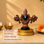Lord Balaji Face Idol | Pure Brass Plated