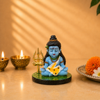 Bal Shiva Meditation Idol with Trishul