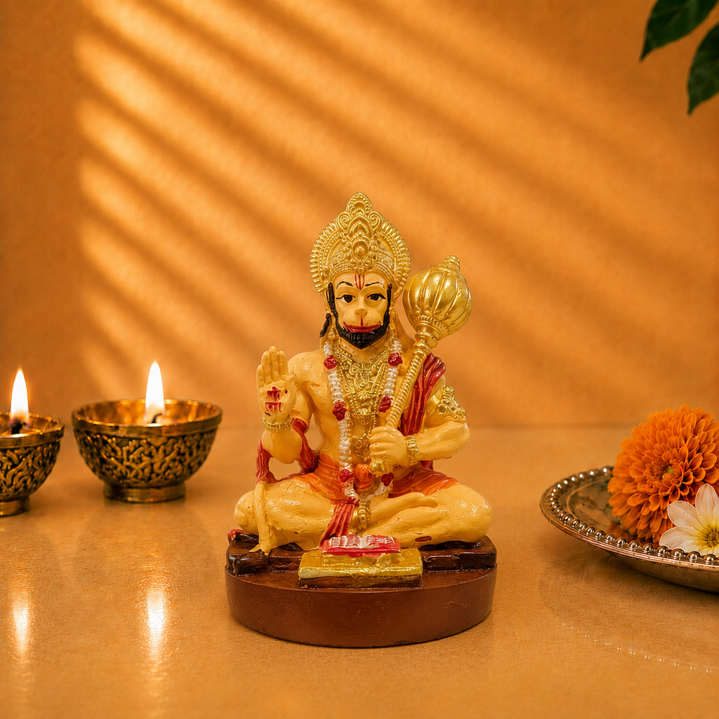 Sankat Mochan Hanuman Sitting Idol
