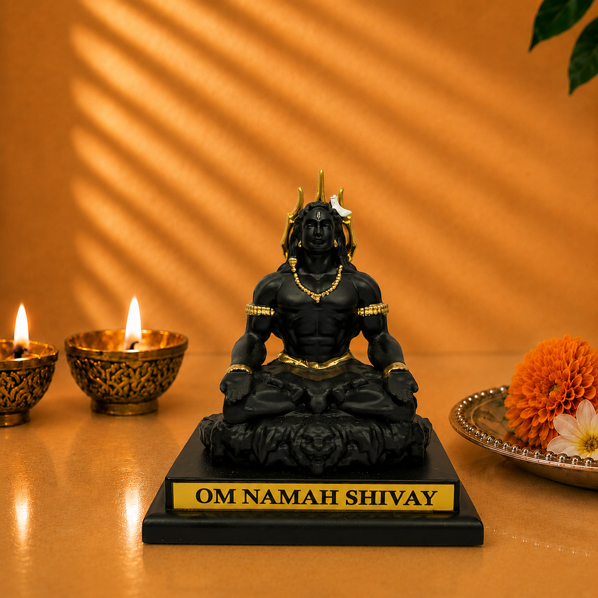 Om Namah Shivay Adiyog Shiva Idol - Classic Edition
