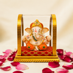 Premium Ganpati Bappa Display Box Idol
