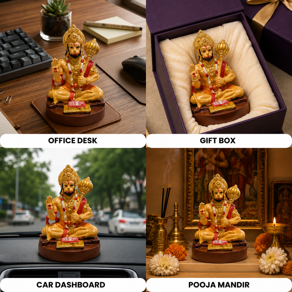 Sankat Mochan Hanuman Sitting Idol