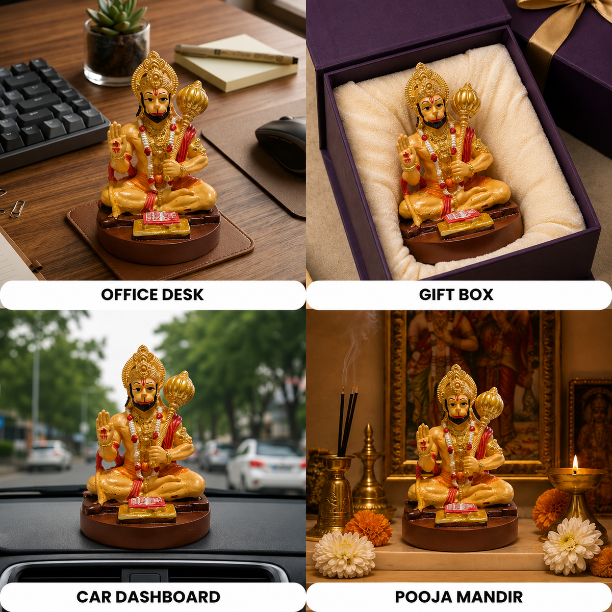 Sankat Mochan Hanuman Sitting Idol
