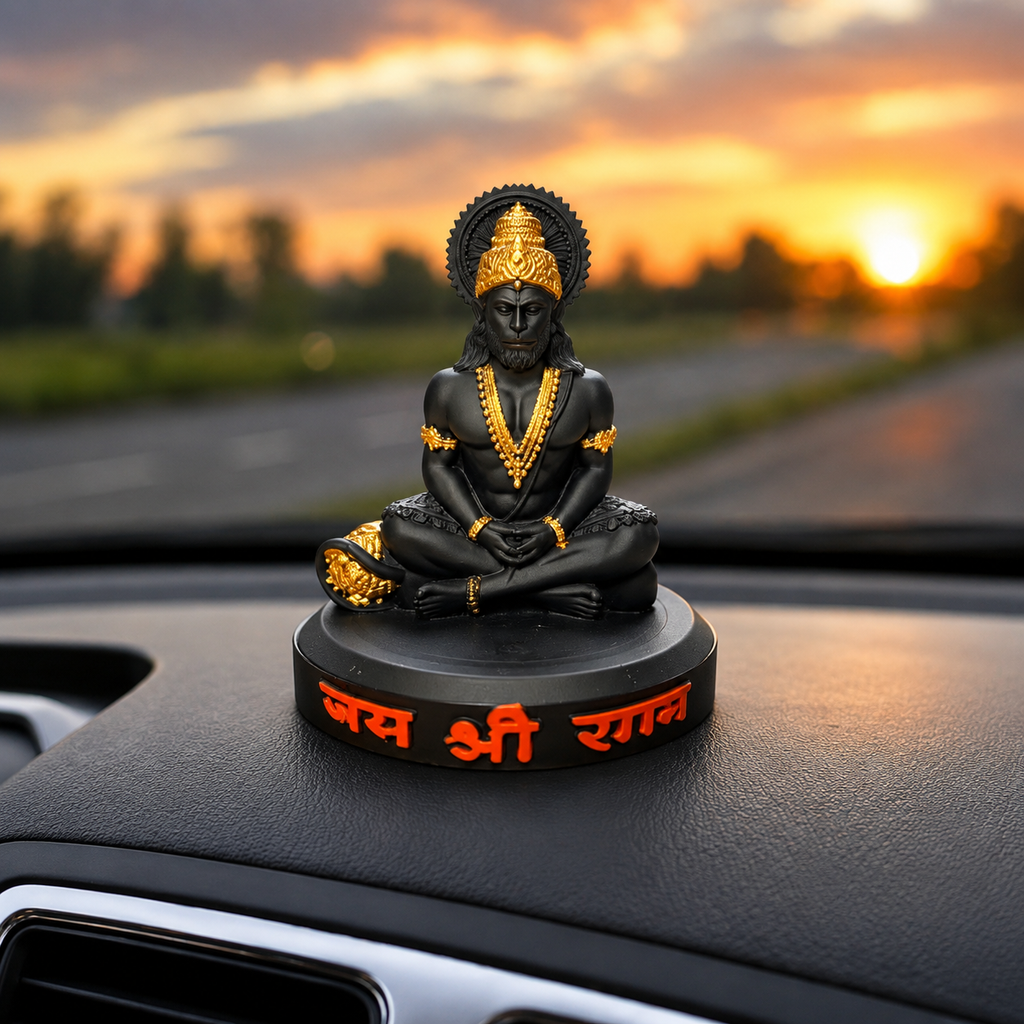 Meditating Bajrangbali Idol – Jai Shri Ram Edition