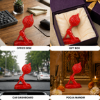 Hanuman Gada Idol - Red Sindoori Finish