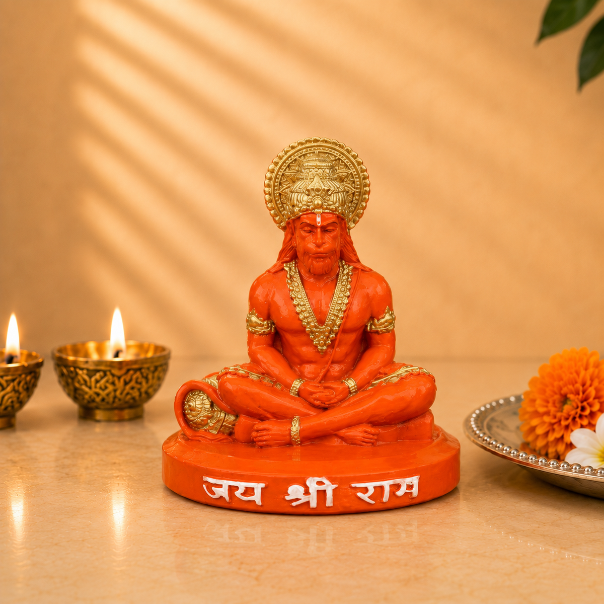 Bajrangbali Meditation Murti – Jai Shri Ram Decorative Idol