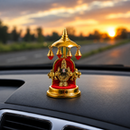 Tirupati Balaji Maharaj Decorative Idol with Hanging Bell Canopy